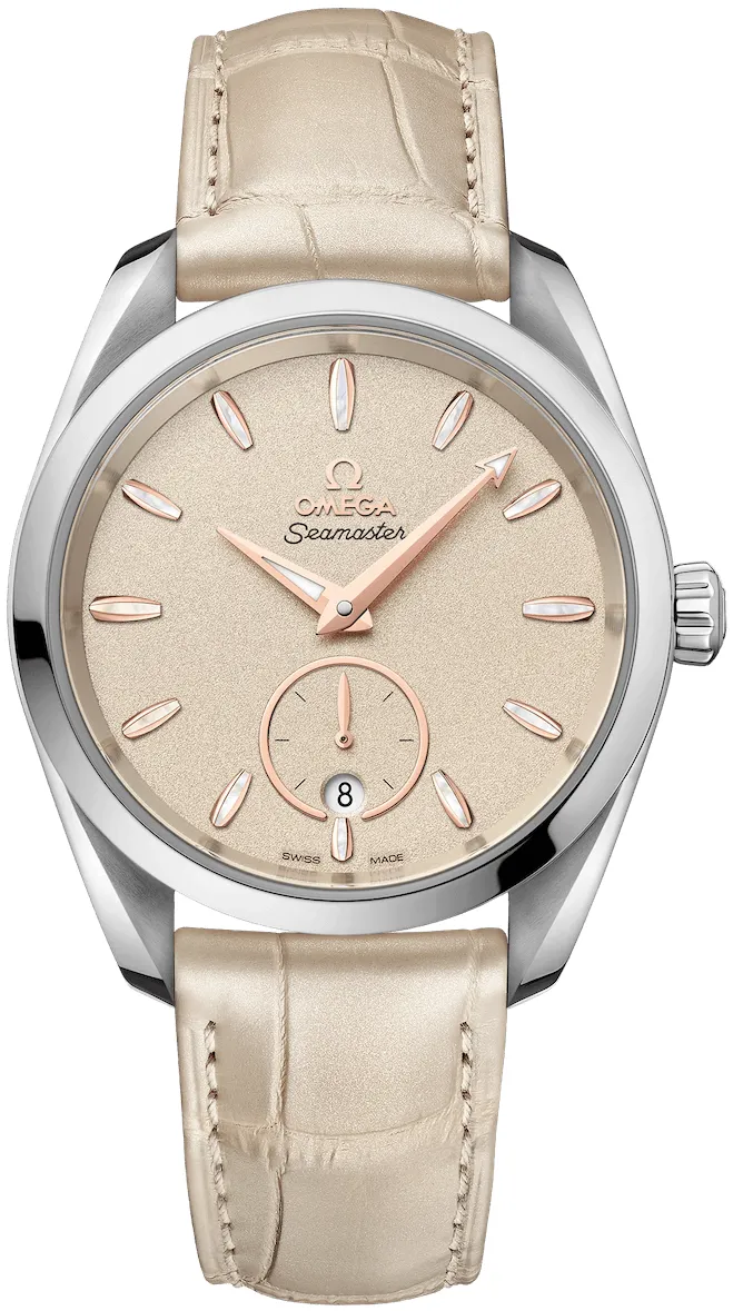 Omega Aqua Terra 220.13.38.20.09.001 38mm Stainless steel Beige