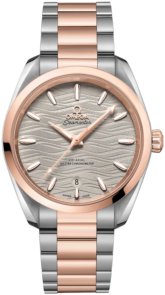 Omega Aqua Terra 220.20.38.20.06.001 38mm Rose gold and Stainless steel and 18k rose gold Gray