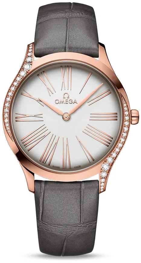 Omega De Ville 428.58.36.60.02.001 36mm Rose gold and 18k rose gold Silver