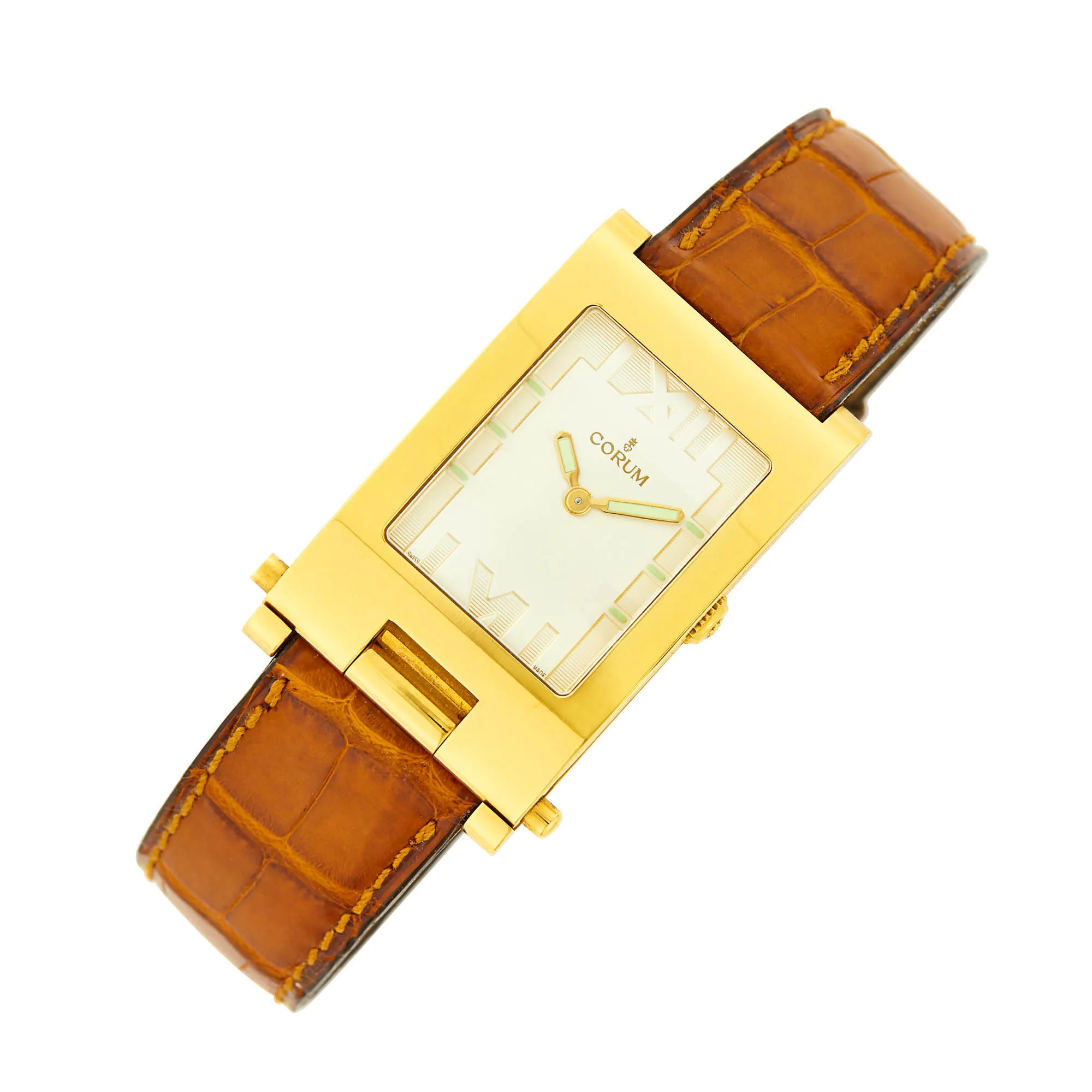 Corum Tabogan 56.151.56 40mm 18k yellow gold Silver