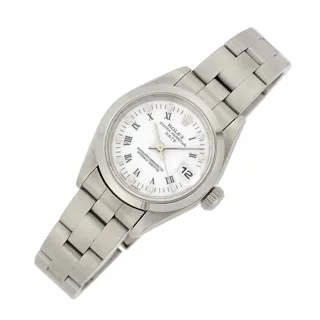 Rolex Oyster Perpetual 69160 Stainless steel White