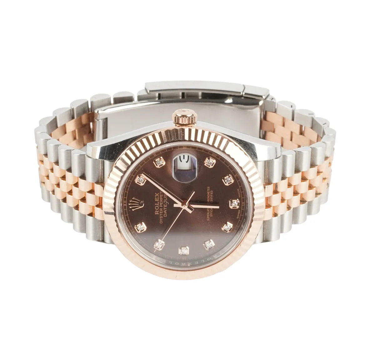 Rolex Datejust 41 126331 41mm Stainless steel and 18k rose gold Chocolate 1