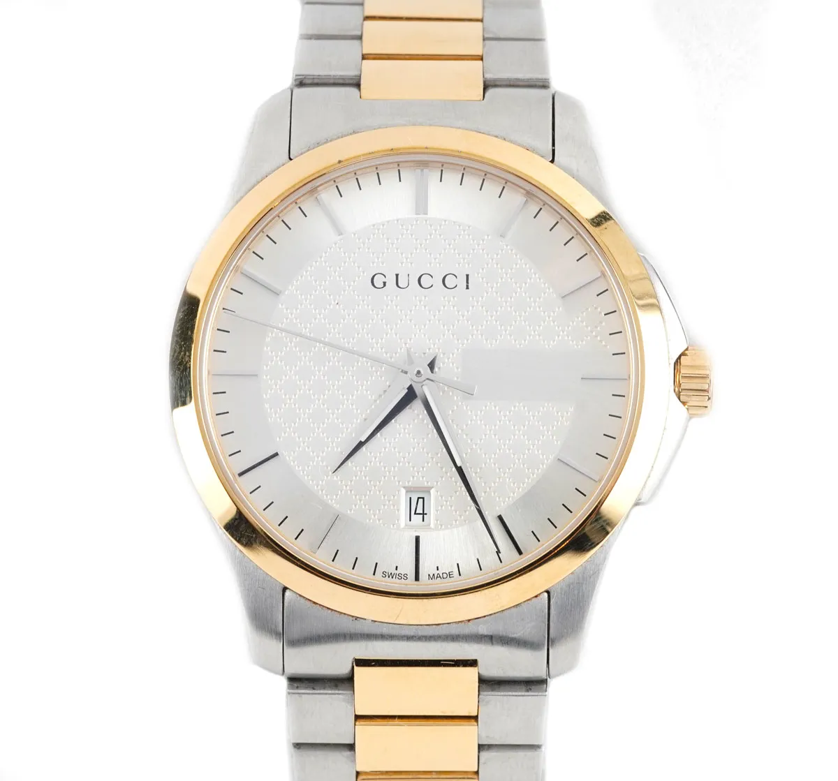 Gucci 126.4 38mm Two-tone steel Silver