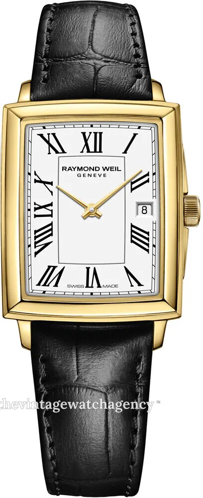 Raymond Weil Toccata 5925-PC-00300 Brushed/polished gold toned steel White