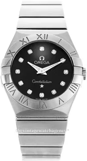 Omega Constellation 123.10.27.60.51.001 Stainless steel Black