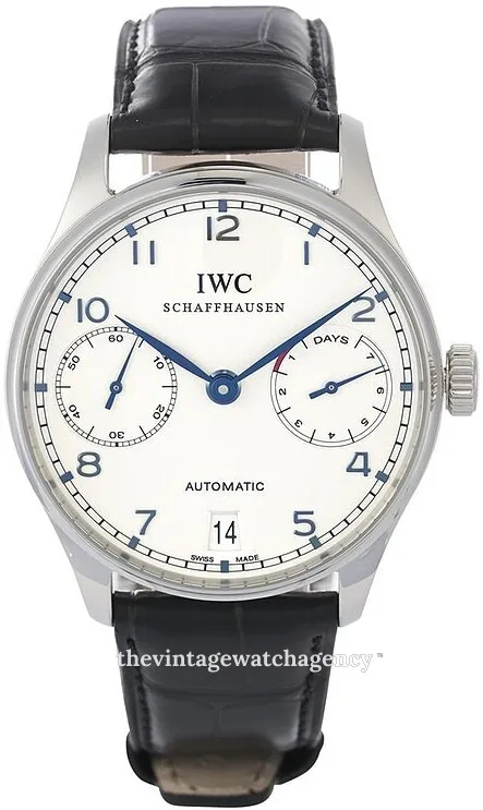 IWC Portugieser IW500107 42.5mm Stainless steel Silver