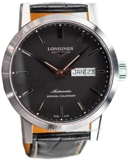 Longines 1832 L4.827.4.52.0 Stainless steel Black