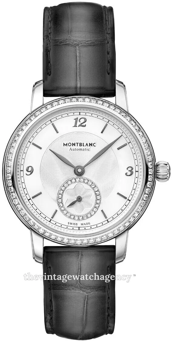 Montblanc Star 118534 32mm Stainless steel White diamond set