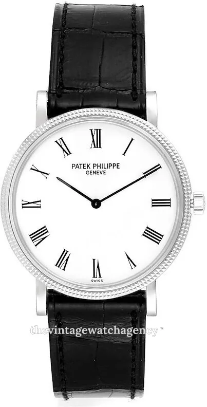 Patek Philippe Calatrava 5120G-001 35mm 18k white gold White