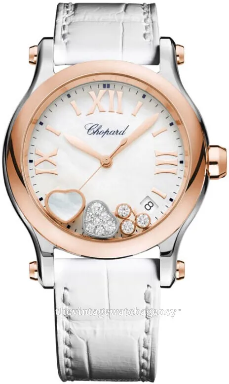 Chopard Happy Sport 278582-6009 36mm Stainless steel White diamond set