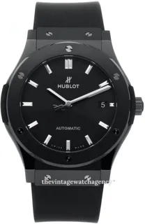 Hublot Classic Fusion 45, 42, 38, 33  511.CM.1171.RX Ceramic Black