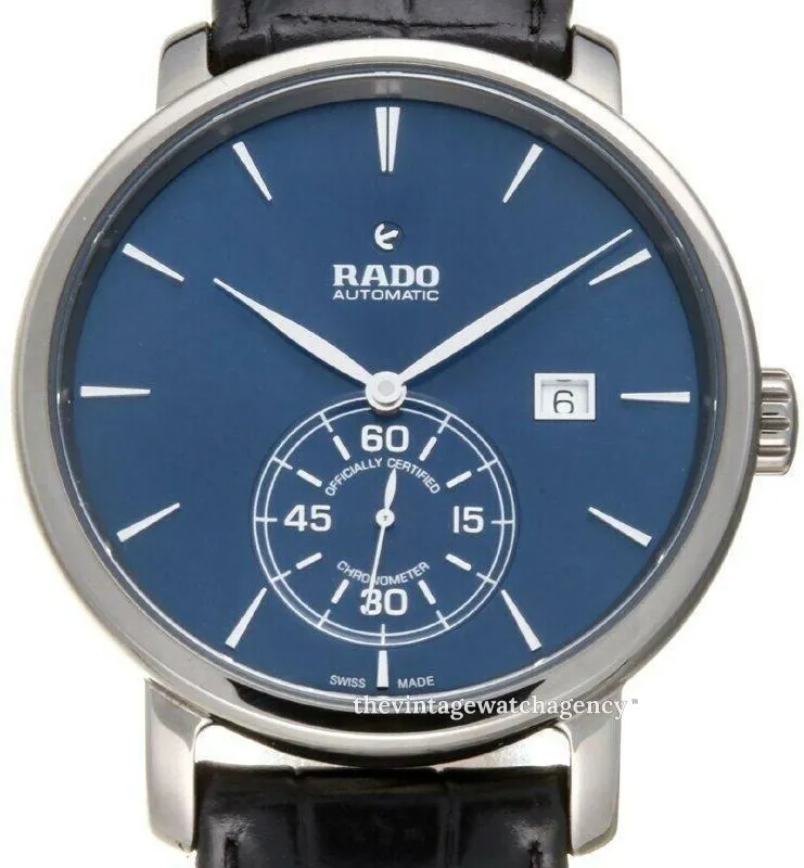 Rado DiaMaster R14053206 38mm Grey ceramic Blue