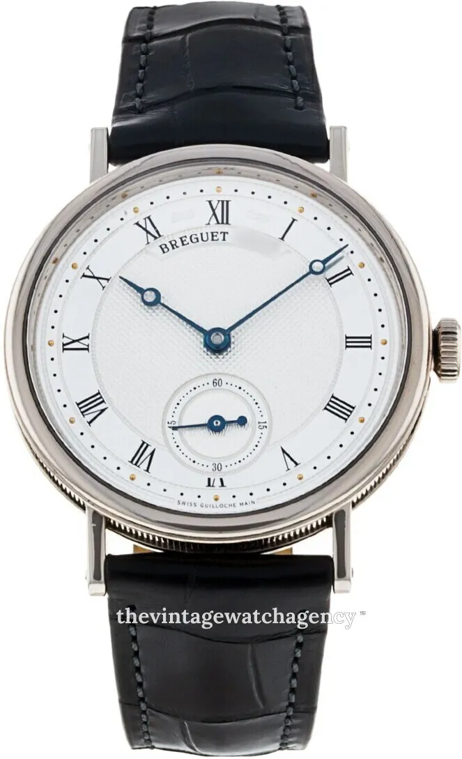 Breguet Classique 5907BB/12/984 34.5mm White gold Silver