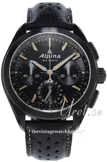 Alpina Alpiner AL-760BBG5FBAQ6 Stainless steel Black