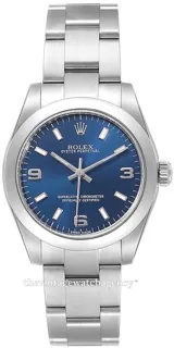 Rolex Perpetual 177200/24 Stainless steel Blue