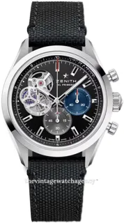 Zenith El Primero 03.3300.3604/21.C822 Stainless steel Black