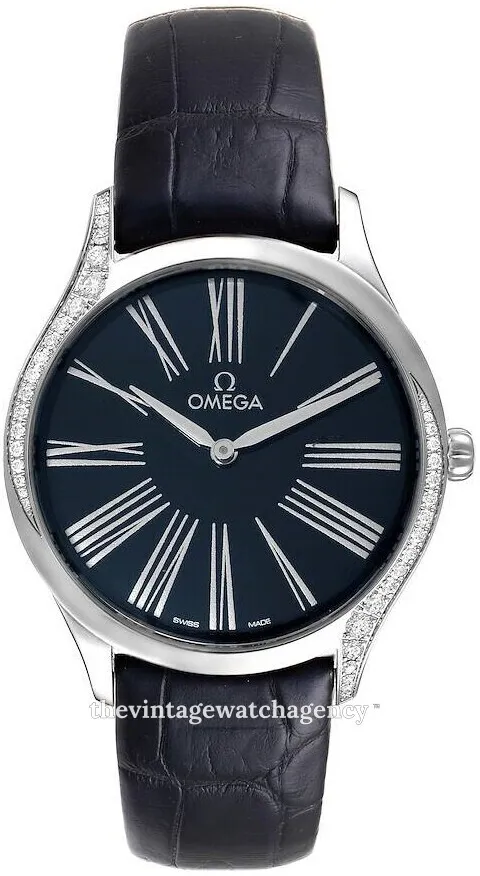 Omega De Ville 428.18.36.60.03.001 36mm Stainless steel Blue