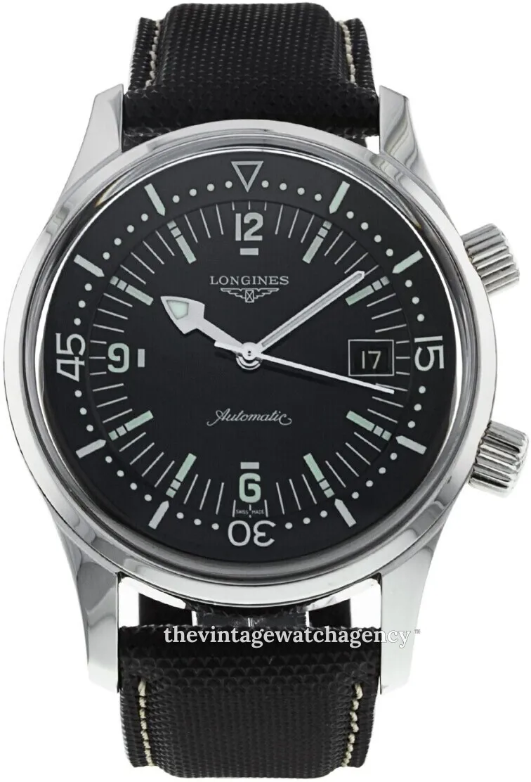 Longines Legend Diver L3.674.4.50.0 42mm Stainless steel Black