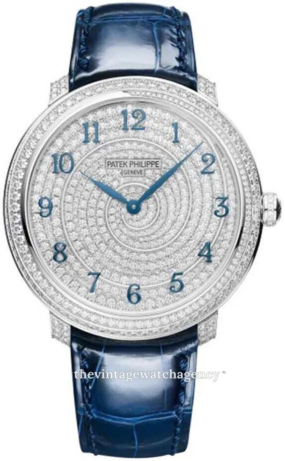 Patek Philippe Calatrava 4978/400G-001 36.5mm Diamond set 18 carat white gold Diamonds diamond set