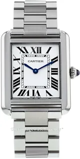 Cartier Tank W5200013 Stainless steel Silver