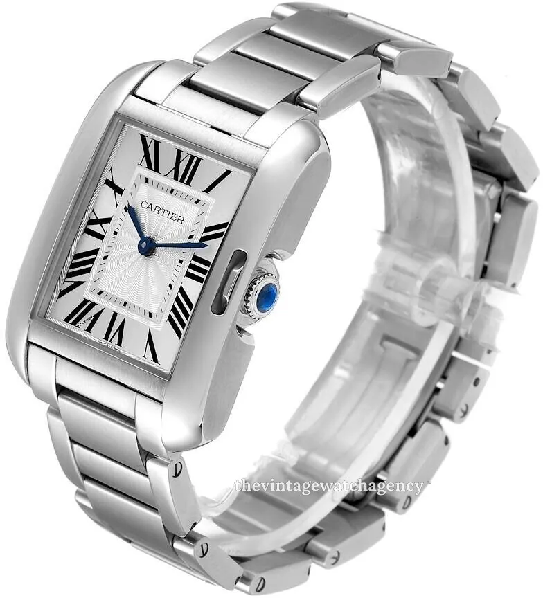 Cartier Tank Anglaise W5310044 Stainless steel Silver 1