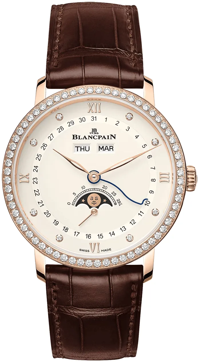 Blancpain Villeret 6264 2987 55B 38mm Rose gold White