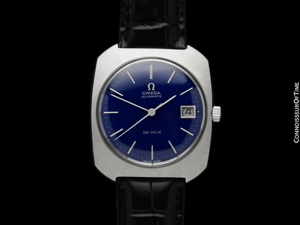 Omega De Ville ST 166.085 36mm Stainless steel Blue 1