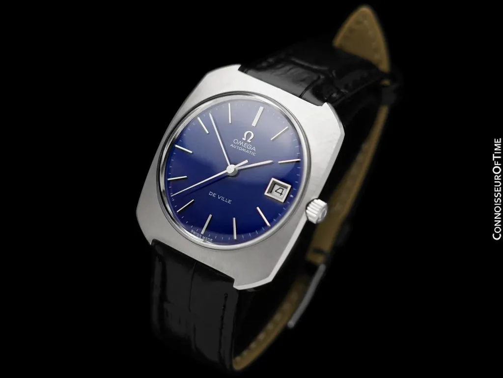 Omega De Ville ST 166.085 36mm Stainless steel Blue 2