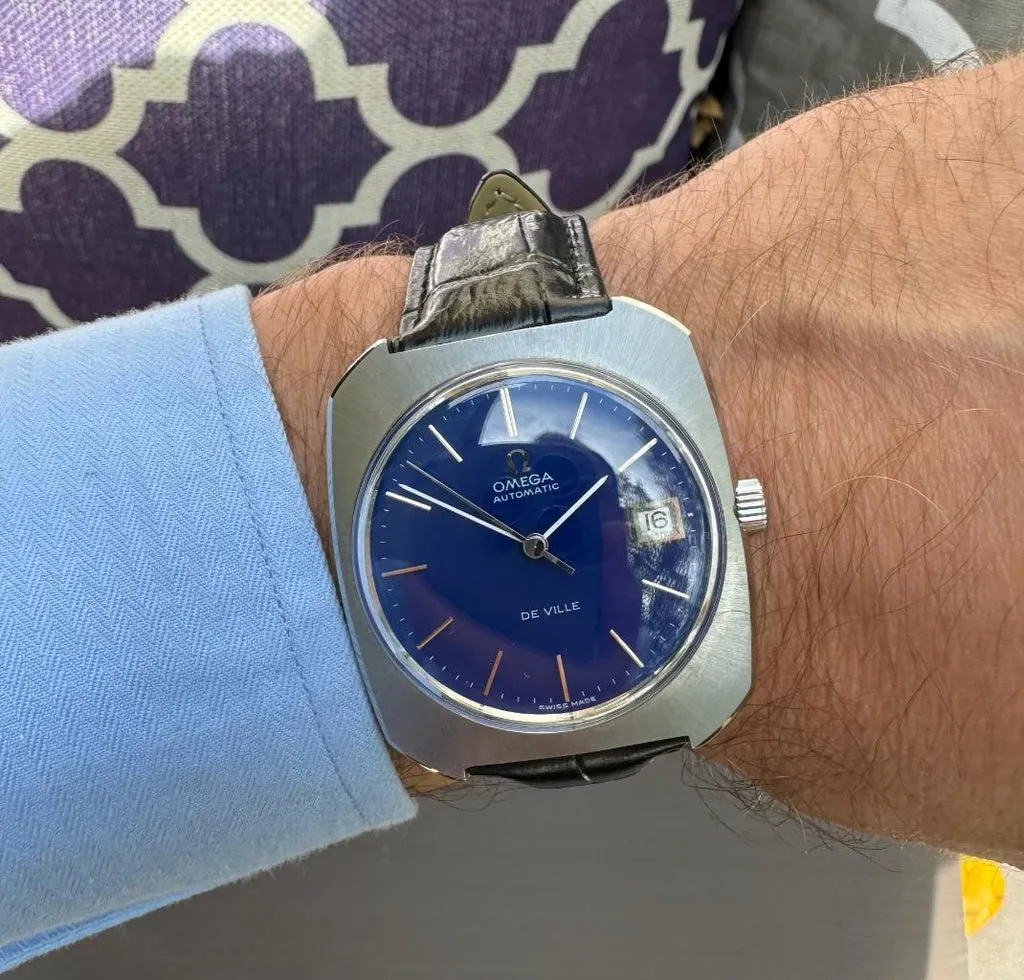 Omega De Ville ST 166.085 36mm Stainless steel Blue 7