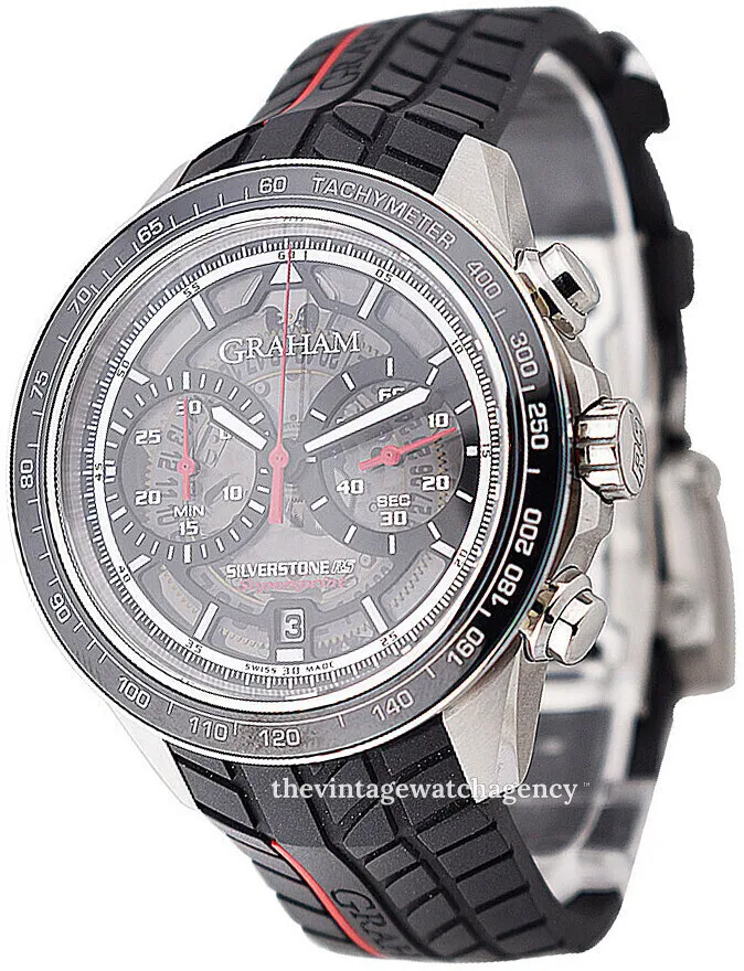 Graham Silverstone 2STBC.B05A 42mm Stainless steel Black