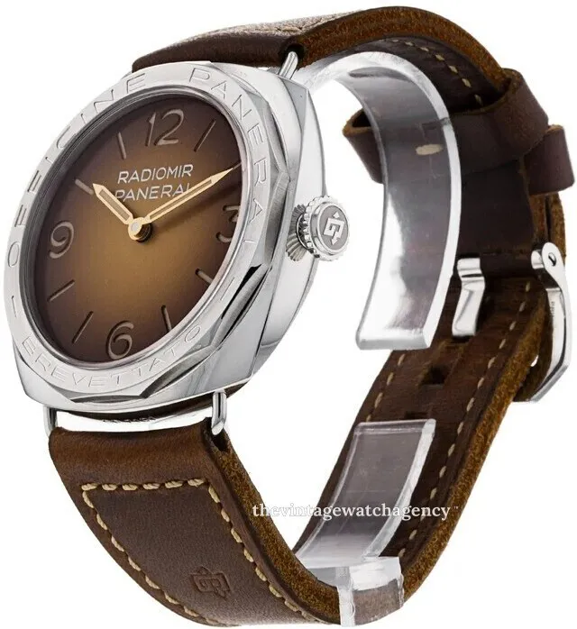 Panerai Radiomir PAM 00687 47mm Stainless steel Brown 1