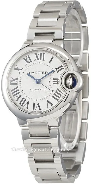 Cartier Ballon Bleu W6920071 33mm Stainless steel White 1