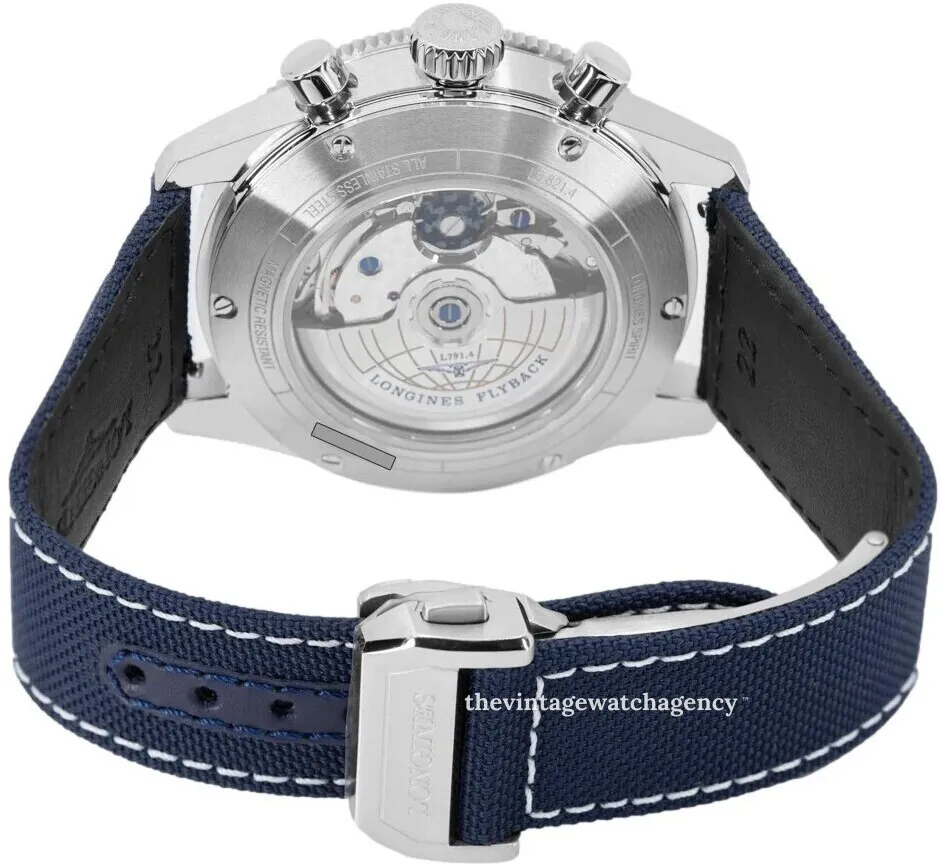 Longines Spirit L38214932 42mm Stainless steel Blue 4