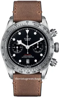 Tudor Black Bay Chrono 79350-0002 Stainless steel Black