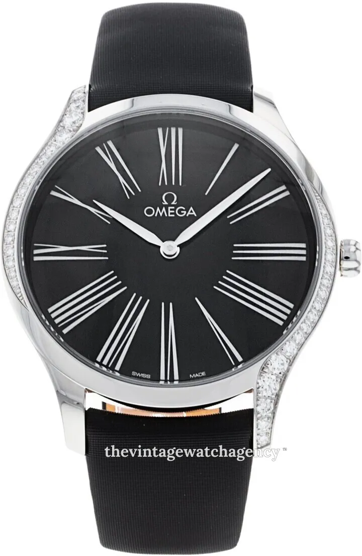 Omega De Ville 428.17.39.60.01.001 39mm Stainless steel Black