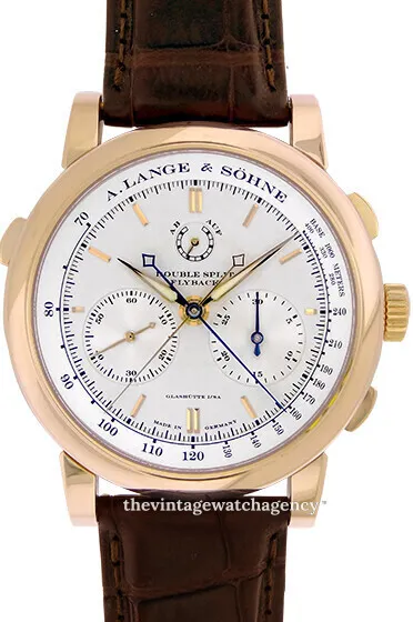 A. Lange & Söhne Double Split 404.032 41mm Rose gold Silver