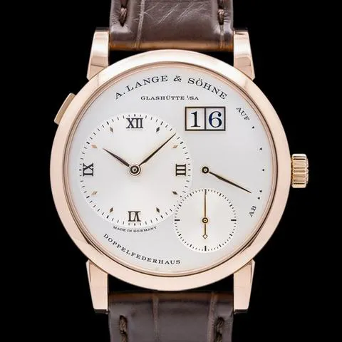 A. Lange & Söhne Lange 1 191.032 38.5mm Rose gold Silver