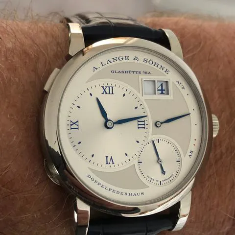 A. Lange & Söhne Lange 1 191.066 38.5mm White gold Silver