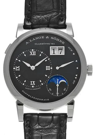 A. Lange & Söhne Lange 1 192.029 38.5mm White gold Black