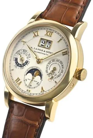 A. Lange & Söhne Langematik Perpetual 310.021 38mm Yellow gold Champagne