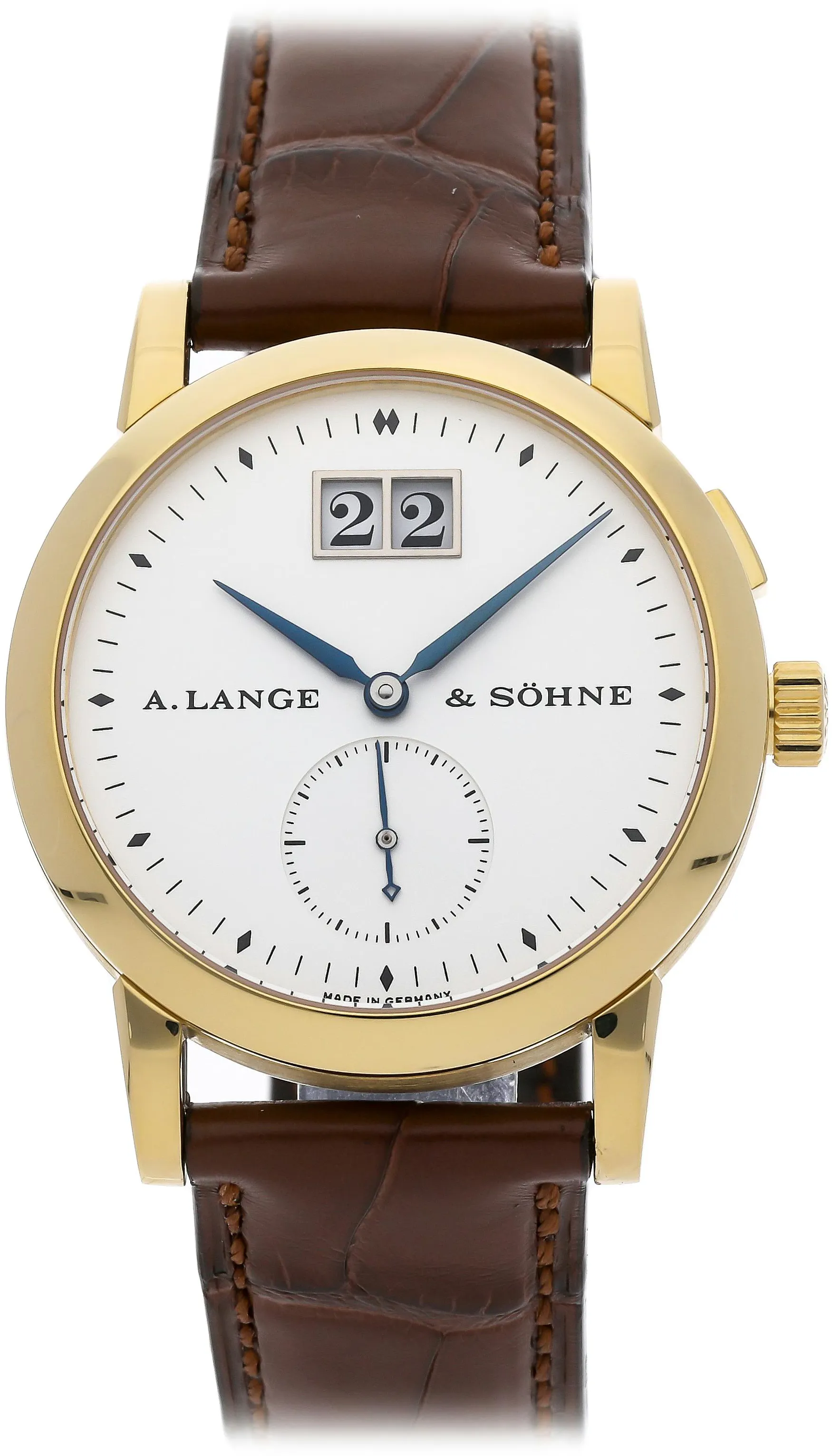 A. Lange & Söhne Saxonia 102.002 33mm Yellow gold Silver