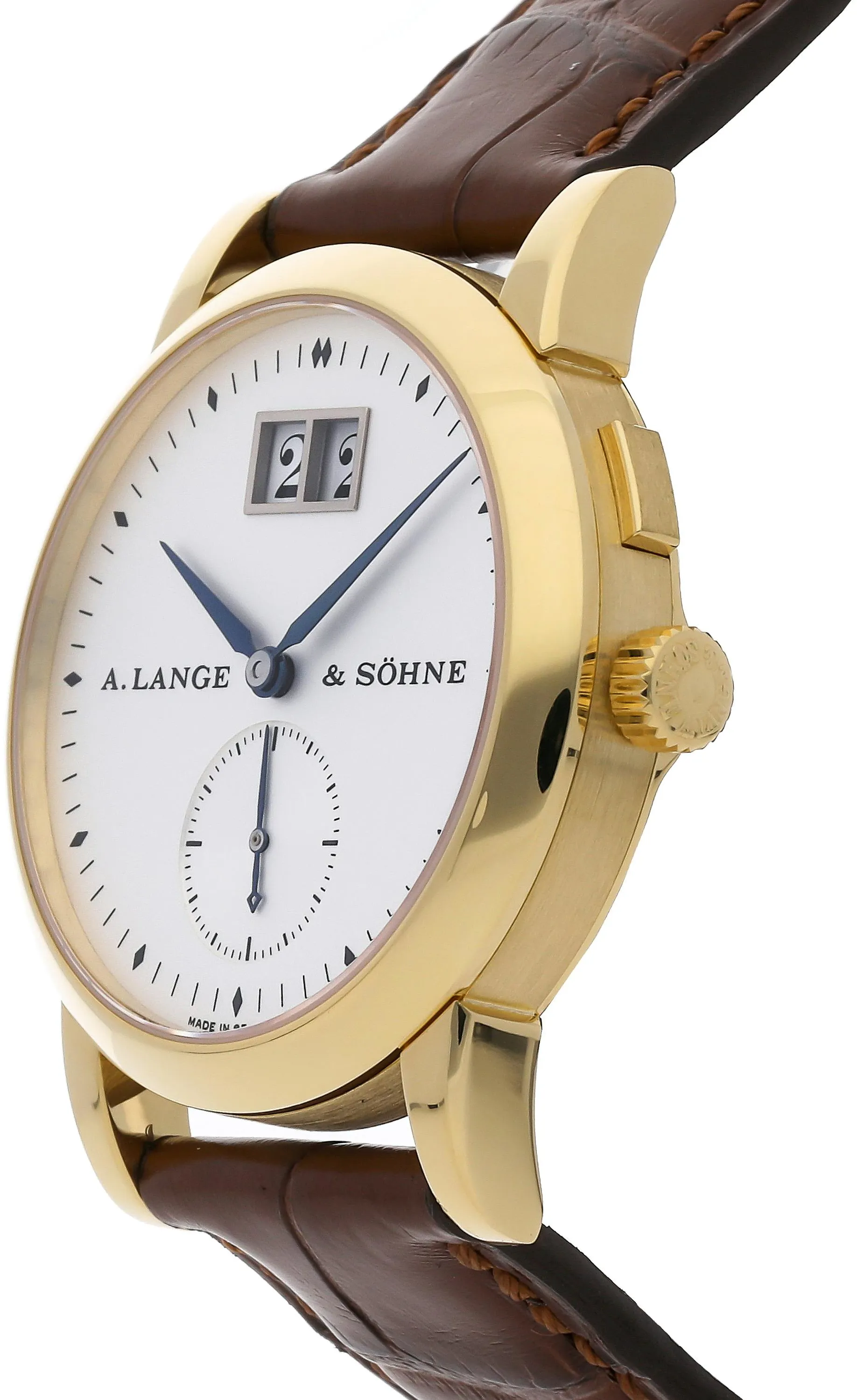 A. Lange & Söhne Saxonia 102.002 33mm Yellow gold Silver 1