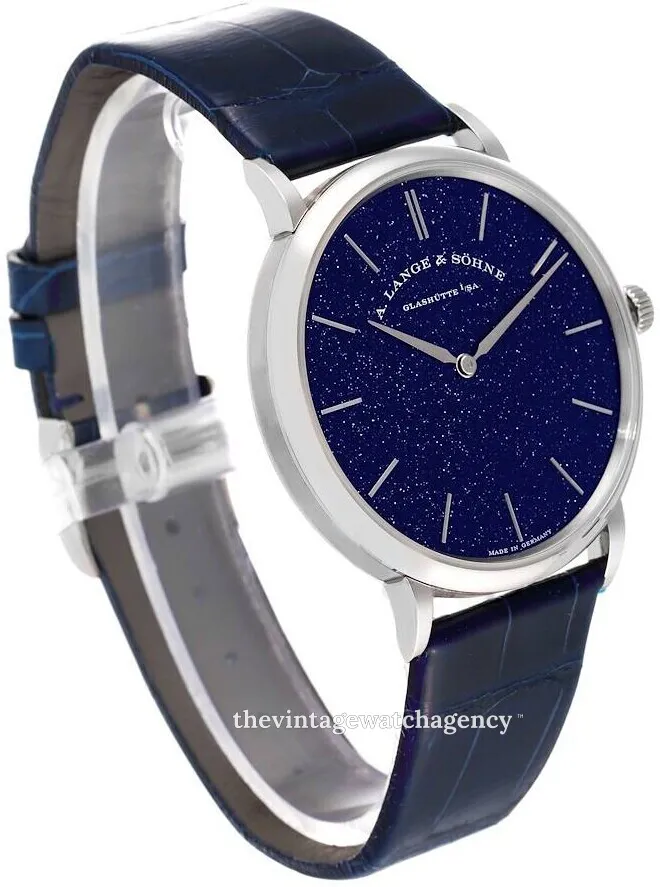 A. Lange & Söhne Saxonia 205.086 37mm White gold Blue 2