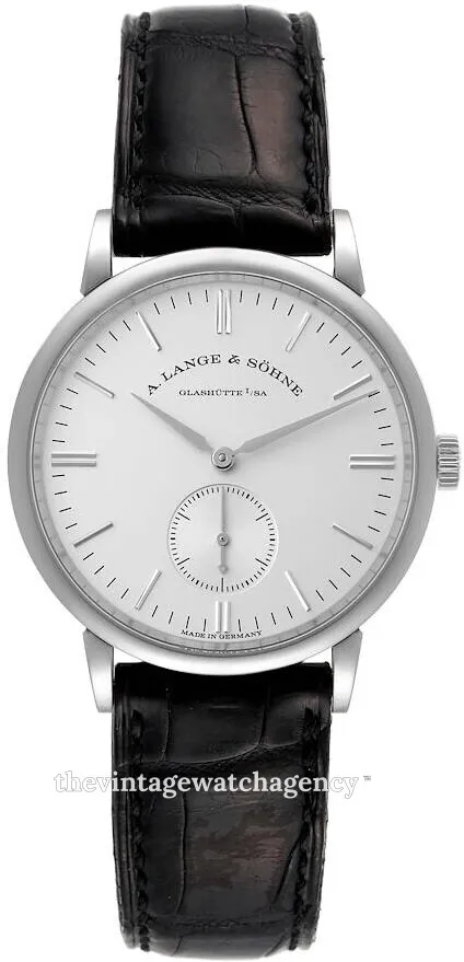 A. Lange & Söhne Saxonia 219.026 35mm White gold Silver