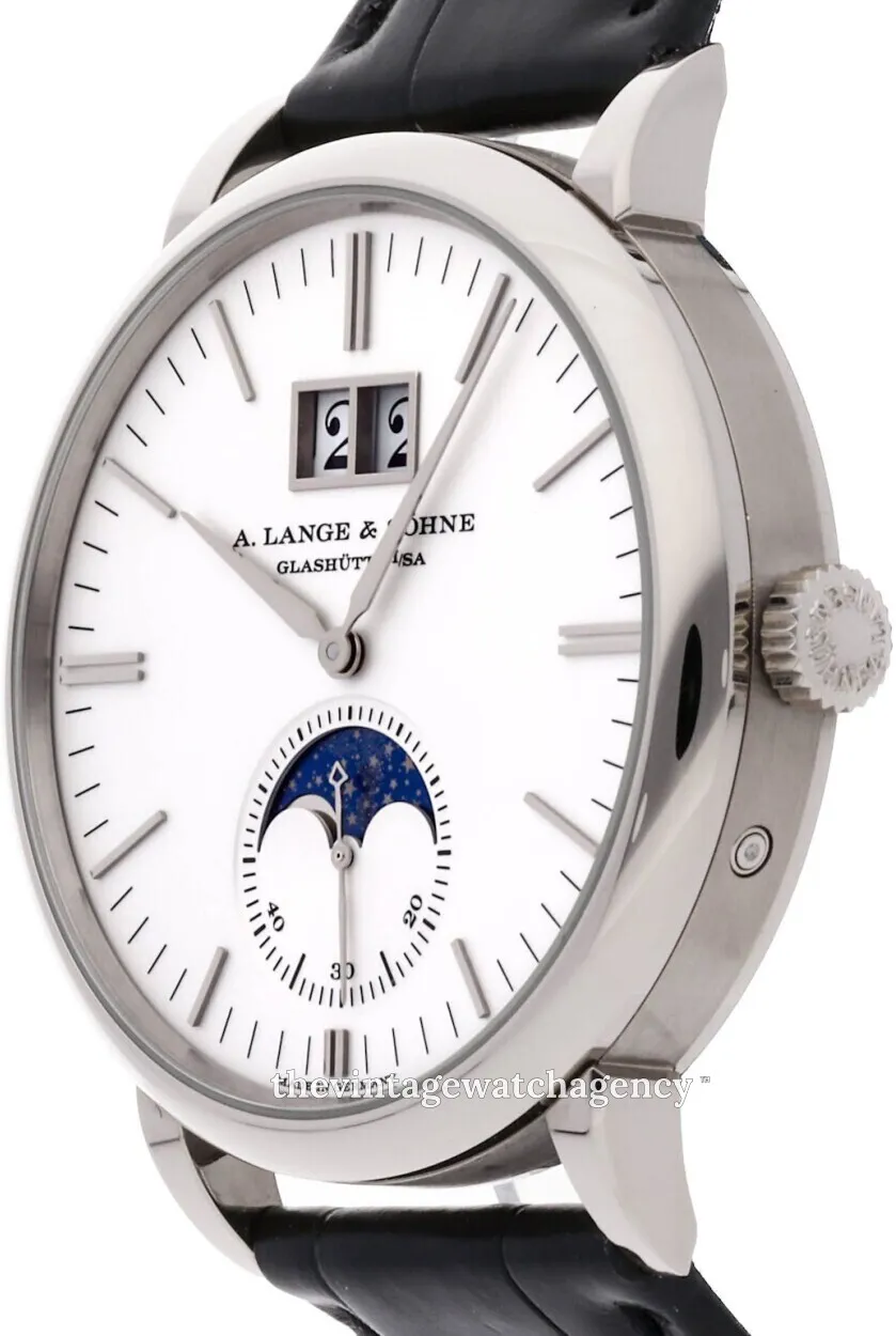 A. Lange & Söhne Saxonia 384.026 40mm White gold Silver 1