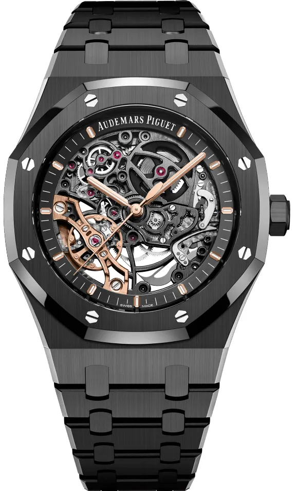 Audemars Piguet Royal Oak 15416CE.OO.1225CE.01 41mm Black ceramic Skeletonized