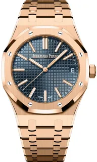 Audemars Piguet Royal Oak 15510OR.OO.1320OR.03 18k rose gold Blue