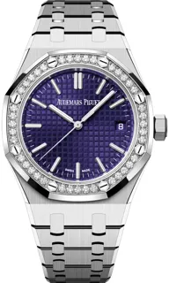 Audemars Piguet Royal Oak 15551BC.ZZ.1356BC.02 18k white gold Purple