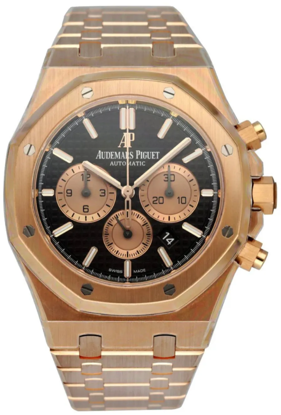 Audemars Piguet Royal Oak 26331OR 41mm Rose gold Brown