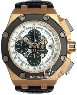 Audemars Piguet Royal Oak Offshore 26078RO.OO.D002CR.01 18 carat rose gold White